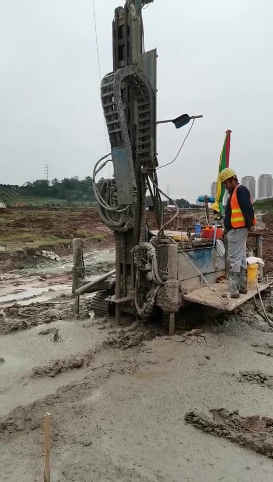 鹤壁山城区双管旋喷桩